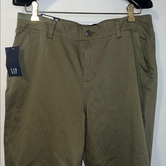 GAP Olive Green Relaxed Fit Classic Twill Pant - 14 NWT - Picture 3 of 10